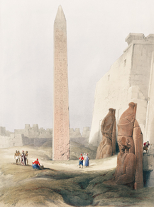 David Roberts - Luxor city on the east bank of the Nile | Дэвид Робертс David Roberts - Luxor city on the east bank of the Nile | Дэвид Робертс