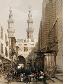 David Roberts - Minarets and grand entrance | Дэвид Робертс