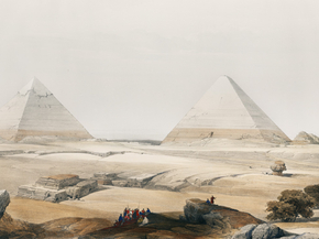 David Roberts - Pyramids of Geezeh | Дэвид Робертс