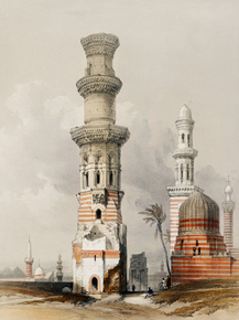 David Roberts - Ruined mosques in the desert | Дэвид Робертс