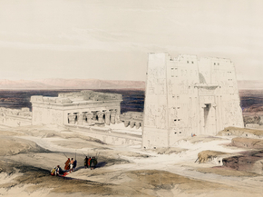 David Roberts - Temple of Edfou ancient Appolinopolis | Дэвид Робертс David Roberts - Temple of Edfou ancient Appolinopolis | Дэвид Робертс
