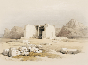David Roberts - Temple of Taffeh | Дэвид Робертс