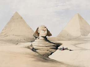 David Roberts - The Great Sphinx Pyramids of Gizeh | Дэвид Робертс