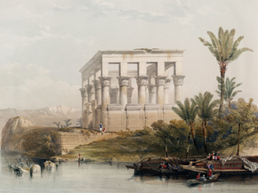 David Roberts - The hypaethral temple at Philae | Дэвид Робертс David Roberts - The hypaethral temple at Philae | Дэвид Робертс