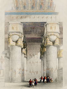 David Roberts - View from under the portico | Дэвид Робертс