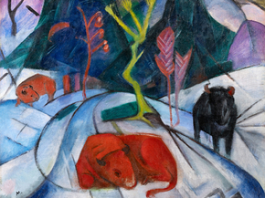 Franz Marc - Bison in winter | Франц Марк