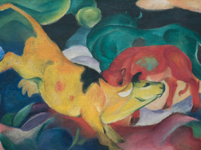 Franz Marc - Cows Red Green Yellow | Франц Марк