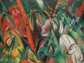 Franz Marc - In the rain | Франц Марк