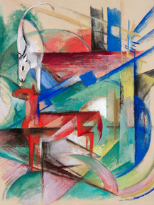 Franz Marc - Landscape with Animals | Франц Марк
