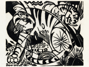 Franz Marc - Tiger | Франц Марк