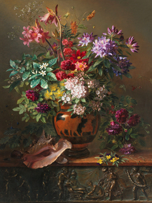 Jacobus van Os - Still Life with Flowers in a Greek Vase | Якоб ван Ос