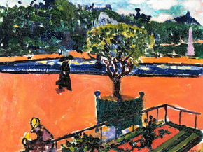 Henry Lyman Sayen - In the Luxembourg Gardens | Лайман Сэгэн