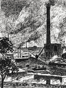 Henry Lyman Sayen - Industrial Scene | Лайман Сэгэн Henry Lyman Sayen - Industrial Scene | Лайман Сэгэн