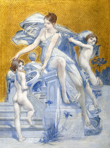 Luc Olivier Merson - Allegory of Fortune | Люк-Оливье Мерсон