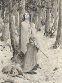 Luc Olivier Merson - Joan of Arc Hearing the Voices | Люк-Оливье Мерсон
