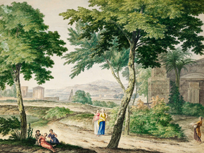 Michiel van Huysum - Italianizing landscape | Михил ван Хейсум
