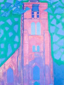 Piet Mondriaan - Church tower at Domburg, 1911 | Пит Мондриан Piet Mondriaan - Church tower at Domburg, 1911 | Пит Мондриан