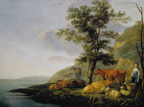 Aelbrecht Cuyp - Cattle near a River | Альберт Кёйп