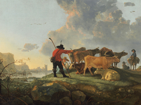 Aelbrecht Cuyp - Herdsmen Tending Cattle | Альберт Кёйп