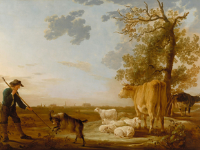 Aelbrecht Cuyp - Landscape with cattle | Альберт Кёйп