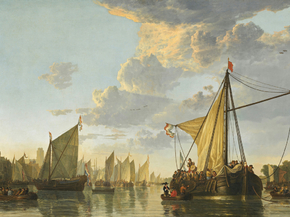 Aelbrecht Cuyp - The Maas at Dordrecht | Альберт Кёйп