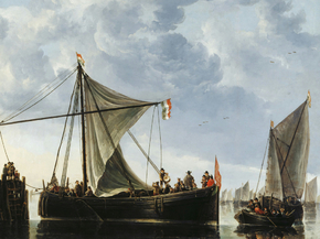 Aelbrecht Cuyp - The Passage Boat | Альберт Кёйп