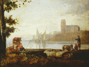 Aelbrecht Cuyp - View on the Maas | Альберт Кёйп