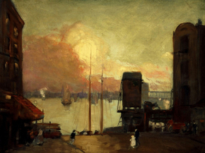 Robert Henri - Cumulus Clouds | Роберт Генри