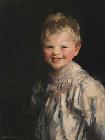Robert Henri - Laughing Child | Роберт Генри