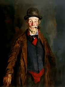 Robert Henri - My Friend Brien | Роберт Генри