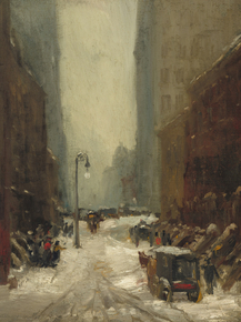 Robert Henri - Snow in New York | Роберт Генри