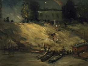 Robert Henri - Sudden Shower | Роберт Генри