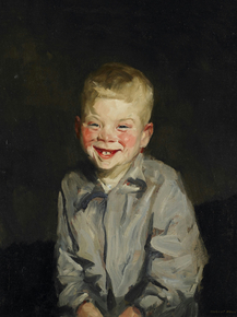 Robert Henri - The Laughing Boy | Роберт Генри