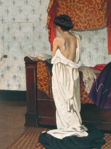 Felix Vallotton - Interior, Nude Seen from Behind | Феликс Валлоттон