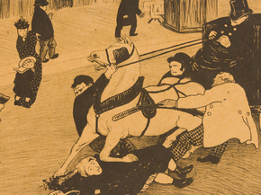 Felix Vallotton - L’Accident | Феликс Валлоттон