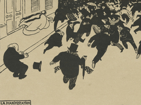 Felix Vallotton - La manifestation | Феликс Валлоттон