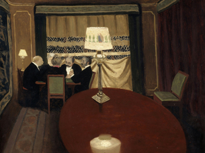 Felix Vallotton - The Poker Game | Феликс Валлоттон