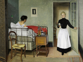 Felix Vallotton - The Sick Girl | Феликс Валлоттон