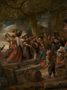 Jan Havickszoon Steen | Ян Стен - Свинье место в хлеву