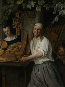 Jan Havickszoon Steen | Ян Стен - Баккер Арент Остваард и его жена