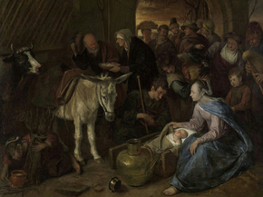 Jan Havickszoon Steen - De aanbidding der herders Havicksz | Ян Стен
