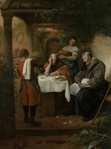 Jan Havickszoon Steen - De Emmaüsgangers Havicksz | Ян Стен