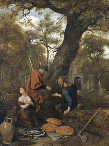 Jan Havickszoon Steen | Ян Стен - Эрисихтон продает свою дочь Местру Хавикс