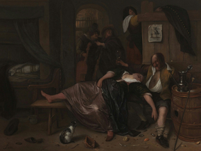 Jan Havickszoon Steen - Het dronken paar Havicksz | Ян Стен