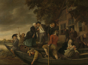 Jan Havickszoon Steen | Ян Стен - Счастливое возвращение домой