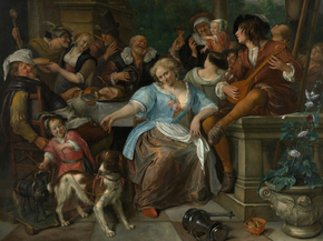 Jan Havickszoon Steen - Merry Company on a Terrace | Ян Стен