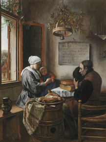 Jan Havickszoon Steen - Prayer Before the Meal | Ян Стен