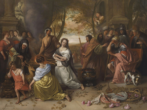 Jan Havickszoon Steen - Sacrifice of Iphigenia | Ян Стен
