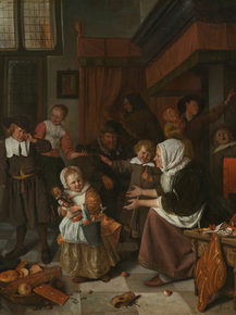 Jan Havickszoon Steen - The Feast of St | Ян Стен