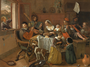 Jan Havickszoon Steen - The Merry Family | Ян Стен